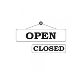 Mileta White & Black Open/Closed Door Notice